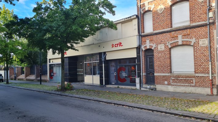 Bureaux 150m² avec vitrine à louer Valenciennes